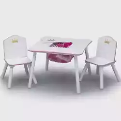 The Princess Crown Kids Chair Set and Table from Delta Children is fit for a fairytale. Delta Children was founded...