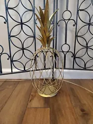 Gold Ornate Decorative Pineapple.