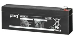12V 2,6Ah VRLA Battery. Compatible avec Long WP2.4-12L.