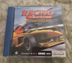 Racing Simulation Monaco Grand Prix Dreamcast Disc Parfait Etat. Une des charnière du boîtier feler  Disc Parfait Etat