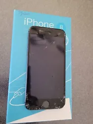 Apple iPhone 8 4.7in 64go Téléphone Débloqué - Gris Sidéral.  Fonctionne toujours   juste lécran cassé