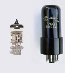 Un remplacement idéal pour les tubes 6V6 et 12AX7 (ECC83) des amplificateurs de guitare Fender Champ ou dautres amplis...