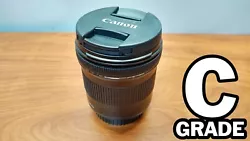 For Sale: C GRADE Canon EF-S 10-18mm F/4.5-5.6 IS STM Lens Auto/Manual Focus - Stabilizer.