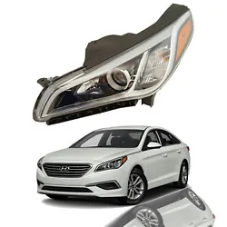 Compatible with: 2015 2016 2017 Hyundai Sonata. Without hybrid & without hid. Includes: 1 X Headlight (Bulb included)....
