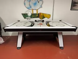 air hockey table- 84 by 40 - barely used but in great condition. We are building a gym in our basement and want to make...