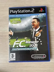 FC Manager 2006 - Jeu Sony Playstation 2 PS2 (FR) - PAL - Complet.