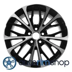 This wheel has 5 lug holes and a bolt pattern of 114.3mm. The offset of this rim is 50mm. The corresponding OEM part...