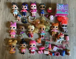 LOL surprise doll & Accessory lot B, includes everything shown. These items are in played with condition and may have...