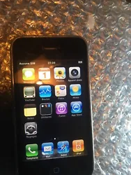 Apple iPhone 3G - 8 Go - Noir. Pour pièce ne détecte pas la SIM pas de retour possible