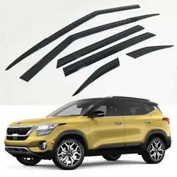 Kia Seltos 2020 2021 2022 2023. These vent visors are NOT IN CHANNEL. We specialize in Hyundai and Kia application...