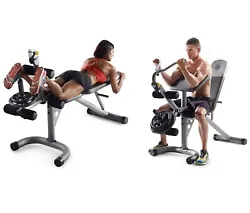 Increase the effectiveness of your exercise routine with the Golds Gym XRS 20 Olympic Workout Bench. This adjustable...