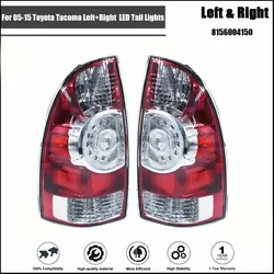 Items Description：  Item Type:Tail Lamps Condition: New Warranty:One Year Bulb Type:LED Lens...