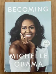 Becoming by Michelle Obama - Hardcover 2018. Dust jacket is slightly damaged.