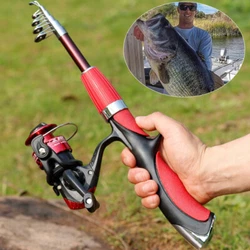 Fishing reel can be installed on it tightly. Equipped with fishing line, perfect tool for fishing. Glass fiber fishing...