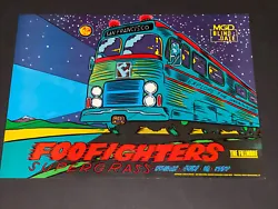 The Foo Fighters. The Fillmore, San Francisco, California. This piece is over 24 plus years old and does have the...