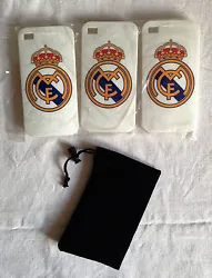 Belle coque de protection du club de foot REAL MADRID.
