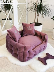 High Quality Luxury Handmade in UKRAINE Pet Bed Washable Dog Cat Sofa Machine Washable Can be ordered in any size and...
