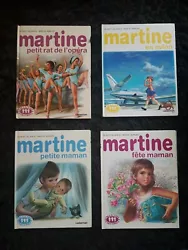LOT 4 LIVRES JEUNESSE BIBLIOTHÈQUE MARTINE COLLECTION FARANDOLE CASTERMAN DOCCASION