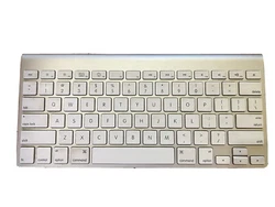 Genuine Apple Magic Keyboard A1314 Wireless Bluetooth Keyboard for Mac/iPad. Works great. Will ship without batteries.