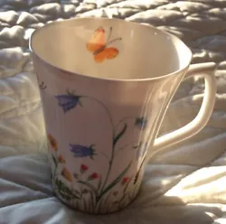 Duchess Fine Bone China “Butterflies And Flowers” Pattern Coffee Cup.This beautiful coffee cup was made in England...