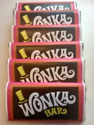 Willy Wonka Chocolate bar with Golden Ticket inside. It feels heavy because its 4.2 oz. plus or minus of chocolate.