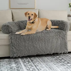 【Convenient＆Widely Used 】The calming dog bed has a non-slip bottom design, which can be easily fixed on the...