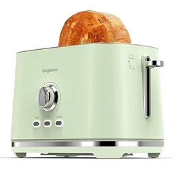 【EASILY TOAST ANY BREAD】Discover the versatility of our 2-slice toaster, expertly toasting breads, bagels, English...