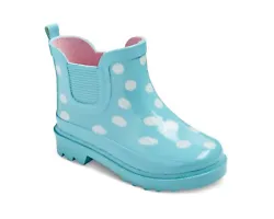 Shell bring out the sunshine in these Tiffany Polka Dot Rain Boots from Cat & Jack. Sizing: Toddler. Features: Rain...
