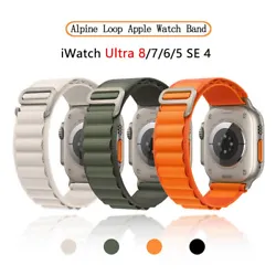 1 Alpine Loop Strap (Watch is not included! ). Applicable Model: For Apple Watch Ultra, Sreies 8/7/6/SE/5/4/3/2/1. New...