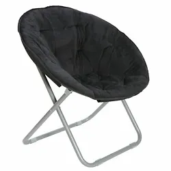 Moon chair adds a colorful and cozy decorative touch to rooms. Weight Capacity:110kg/242.5lb.