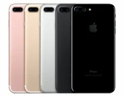 Apple iPhone 7 PLUS 4G LTE SmartPhone Factory Unlocked. GSM Factory Unlocked. Apple A10 Fusion. Dual 12 MP, (28mm,...