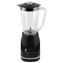 The blender is with 6 speeds and a pulse function. 6 Speed function buttons (CHOP, MIX, GRATE, BLEND, LIQUEFY, PULSE)....