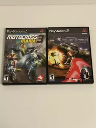 Motocross Mania 3. & Power Drone PS2 Bundle (PlayStation 2) Tested Working CIB. Condition is 