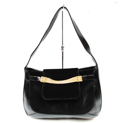 Material :Suede Leather. Color : Black. We apologize for inconvenience. #2 If the handle / shoulder strap is...