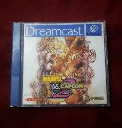 Marvel VS Capcom 2 pour Dreamcast.  Avec boitier et notice. Attention, les pages de la notices se détachent et...
