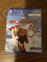 Marvels Iron Man VR - Sony PlayStation VR Sealed Rips In Seal See Pics.