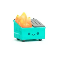 Available for purchase is the Lil Dumpster Fire Vinyl Figure by 100% Soft. The wait is over, the Dumpster Fire vinyl...