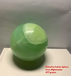 We are offering this beautifully polished Pistachio Calcite Sphere rich in color for 99.00 with FREE SHIPPING. This...