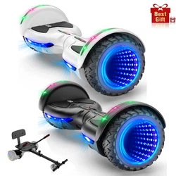 MORE POWERFUL-Our hoverboard has Dual 300W Motors that help it climb slopes as steep as 25 degrees, making it the more...