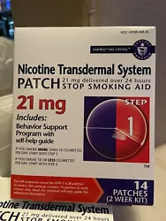 Habitrol Nicotine Transdermal System - 21g, 14 Patches Exp.07/2024 Helps Youquit.