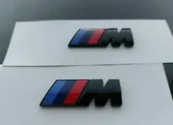 2PCS BMW M emblem. R eturn the goods T ransport Divider . Due to the light and screen difference, the items color may...