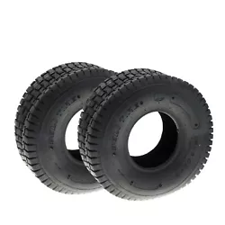 Paire de pneus Tubeless profil ZS365 spécifique pour tondeuse autoportée.