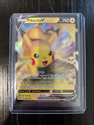 Pokémon TCG Pikachu V Vivid Voltage 043/185 Regular Ultra Rare.