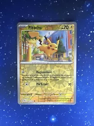 Carte Pokémon Pikachu Reverse PALFR 062/193 Évolution À Paldea Écarlate & Violet.