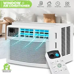 Can operate in the form of a dehumidifier when in dry mode and includes fan-only function. This air conditioner fits...