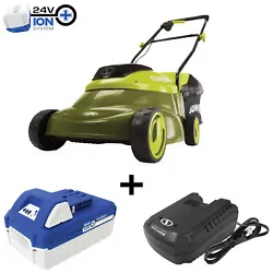 LAWN RANGER! When you’re ready to mow, simply insert the key, power-up and go! MJ24C-14-XR’s 600 W motor and...