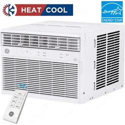 GE 12000 BTU Window Air Conditioner w/ 8700 BTU Heater. Embrace a versatile, window-mounted heating and cooling...