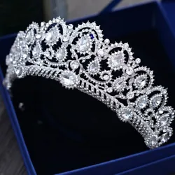 Diadem Big Crown Crystal Tiara Wedding Queen Crown Bride Rhinestone Hair Jewelry. Fantastic hair accessories for...