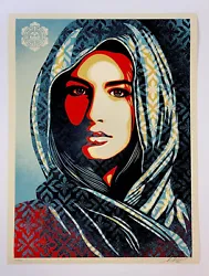 You are bidding on an official sold out limited edition Shepard Fairey print entitled Universal Dignity that was...