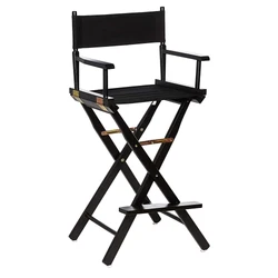 Bar height directors chair features a durable, foldable design for easy transport. Type Directors Chair. Item has been...